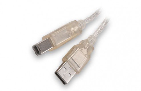 CABLE USB 2.0 A/B IMPRESORA 2.00 MTS TRANSPARENTE  -USB 2.0 T - NOGA NET